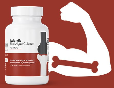 Icelandic Red Algae Calcium - Natural Calcium Supplement For Bone Health & Joint Pain Relief