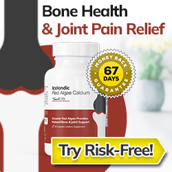 Icelandic Red Algae Calcium - Natural Calcium Supplement For Bone Health & Joint Pain Relief