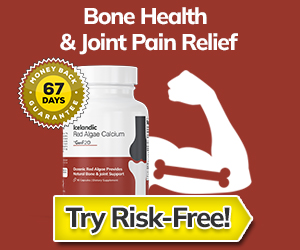 Icelandic Red Algae Calcium - Natural Calcium Supplement For Bone Health & Joint Pain Relief